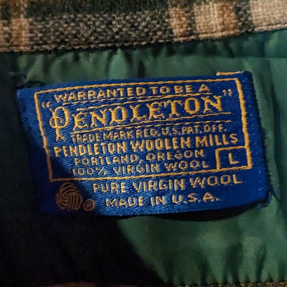 Pendleton Mills Large (L) Wool Mens Shirt - Picture 2 of 2